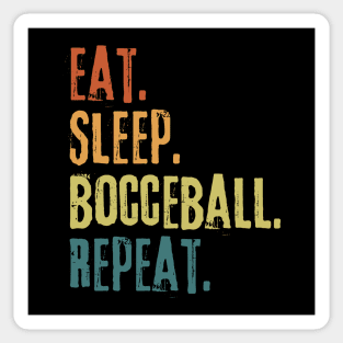 Eat Sleep Bocce Repeat Sticker